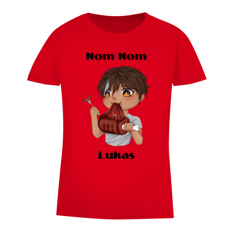 Damen Premium Bio T-Shirt - Mampf Chibi