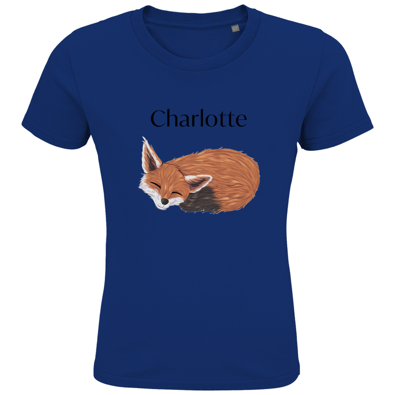 Kids Premium Bio T-Shirt – Schlafender Fuchs