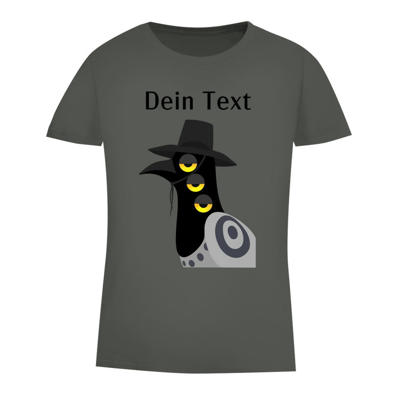 Damen Premium Bio T-Shirt - Dämonischer Vogel