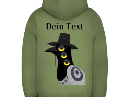 Unisex Oversize Hoodie – Dämonischer Vogel