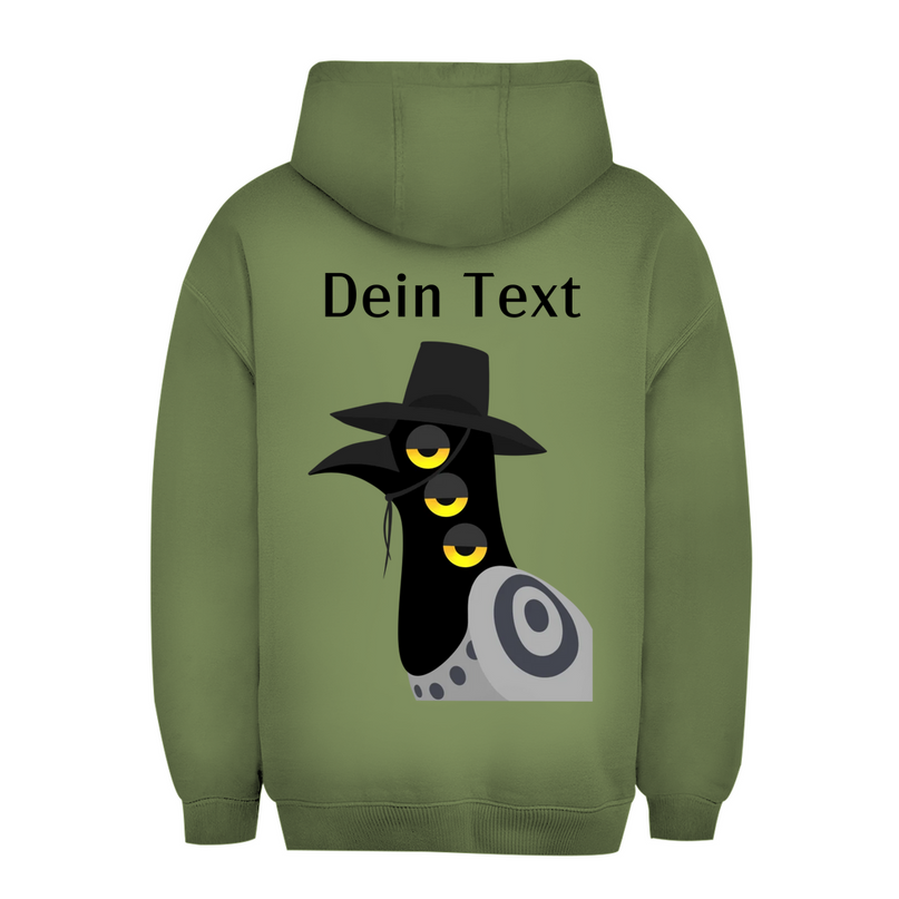 Unisex Oversize Hoodie – Dämonischer Vogel