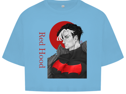 Damen Oversize Crop Top  - Broken Hero