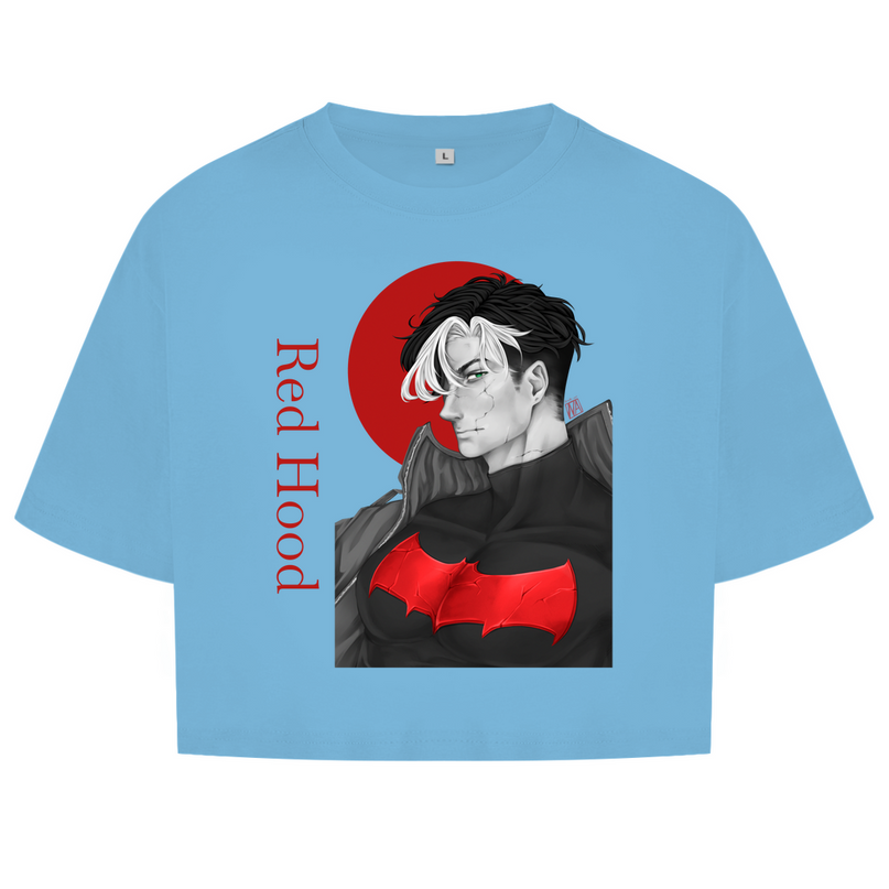 Damen Oversize Crop Top  - Broken Hero