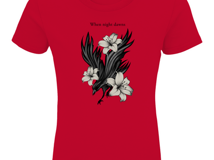 Kids Premium Bio T-Shirt – Rabe und Lilien