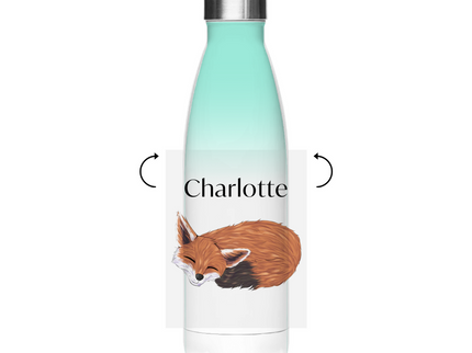 Edelstahl-Thermoflasche – Schlafender Fuchs