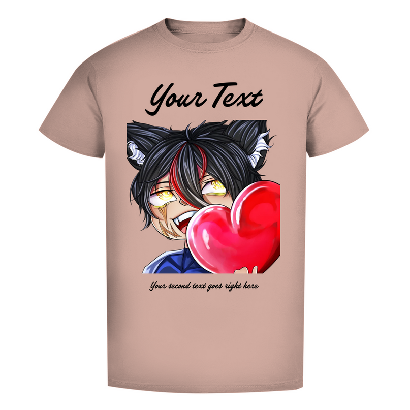 Herren  Premium Bio T-Shirt - Chibi Herz