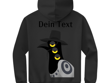 Herren Zipper Hoodie – Dämonischer Vogel