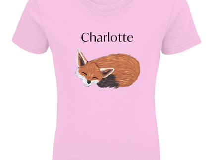 Kids Premium Bio T-Shirt – Schlafender Fuchs