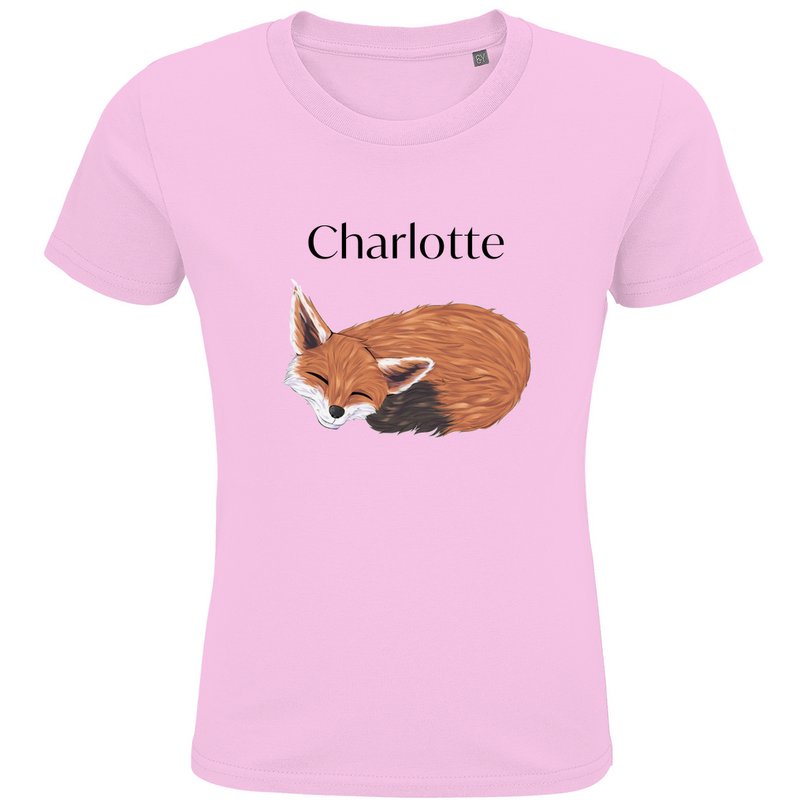 Kids Premium Bio T-Shirt – Schlafender Fuchs