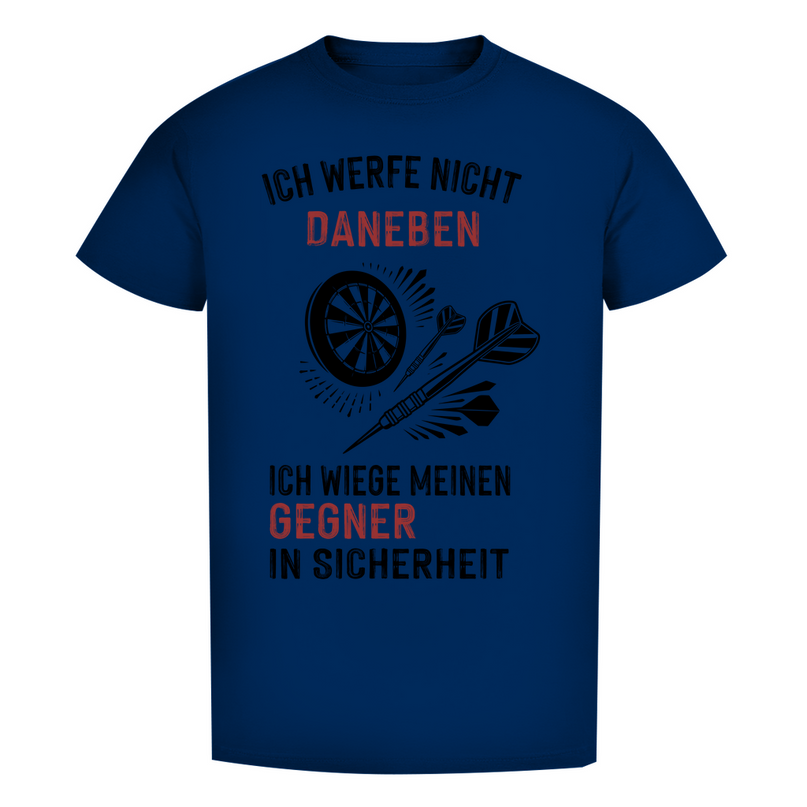 Herren Premium Bio T-Shirt – Ich werfe nicht daneben ...