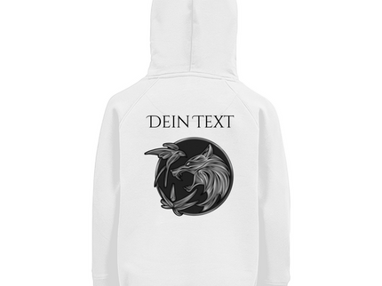 Kinder Premium Bio Hoodie - Wolfsemblem