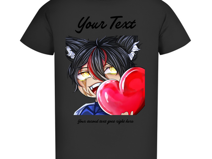 Herren  Premium Bio T-Shirt - Chibi Herz