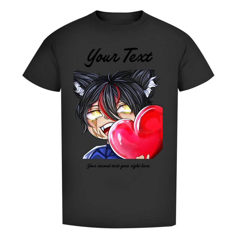 Herren  Premium Bio T-Shirt - Chibi Herz