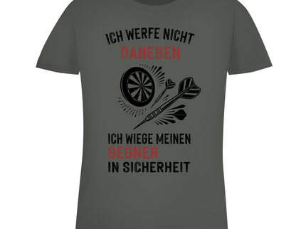 Damen Premium Bio T-Shirt – Ich werfe nicht daneben ...