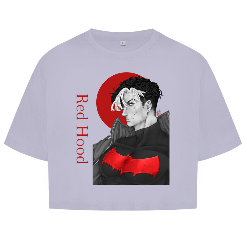 Damen Oversize Crop Top  - Broken Hero