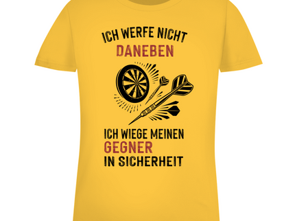 Damen Premium Bio T-Shirt – Ich werfe nicht daneben ...