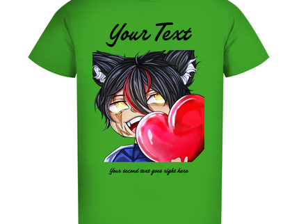 Herren  Premium Bio T-Shirt - Chibi Herz