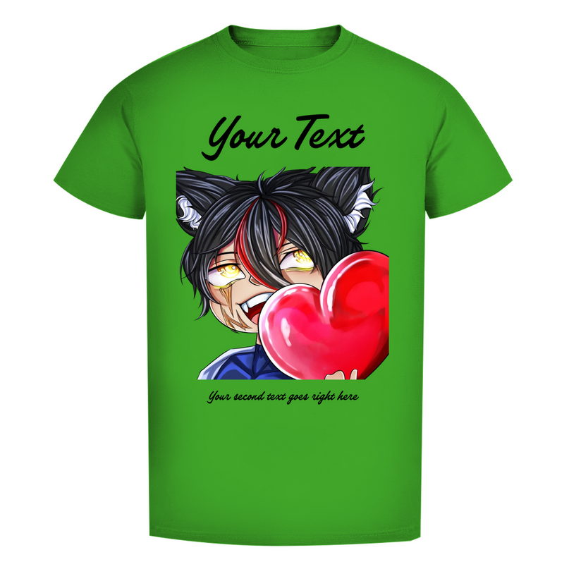 Herren  Premium Bio T-Shirt - Chibi Herz