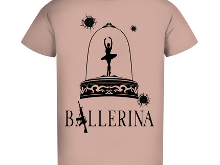 Herren Premium Bio T-Shirt - Tänzerin im Kugelhagel