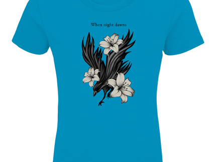 Kids Premium Bio T-Shirt – Rabe und Lilien