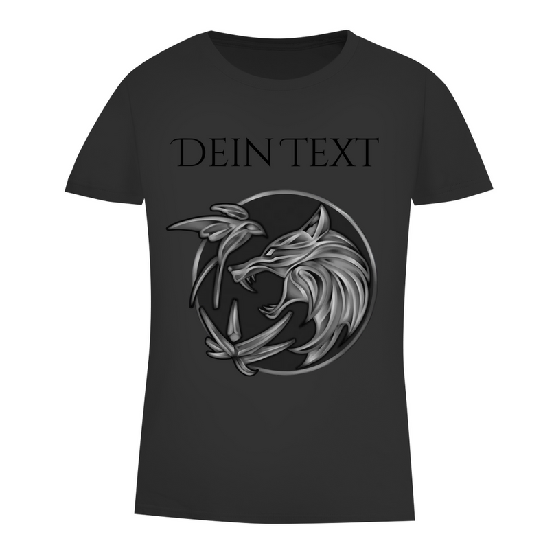 Damen Premium Bio T-Shirt - Wolfsemblem