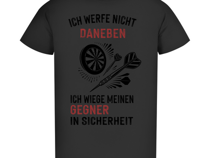 Herren Premium Bio T-Shirt – Ich werfe nicht daneben ...