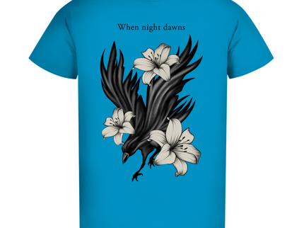 Herren Premium Bio T-Shirt – Rabe und Lilien