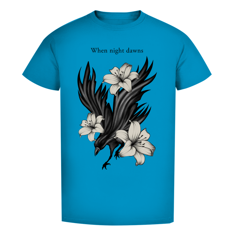 Herren Premium Bio T-Shirt – Rabe und Lilien