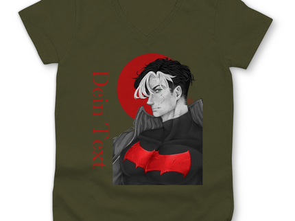 Damen Premium Bio V-Neck T-Shirt  Broken Hero