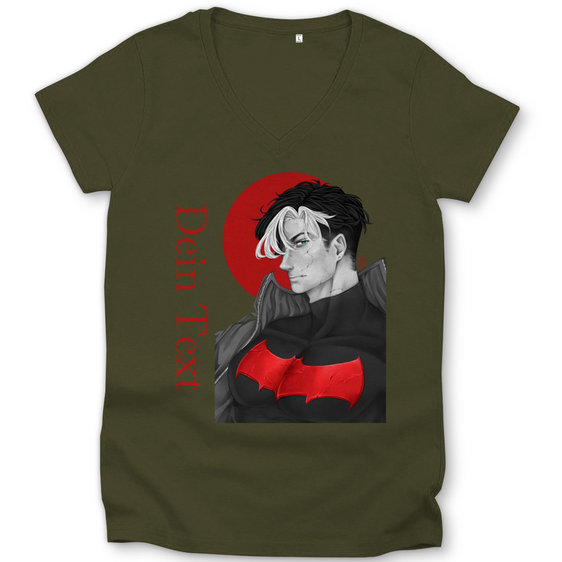 Damen Premium Bio V-Neck T-Shirt  Broken Hero