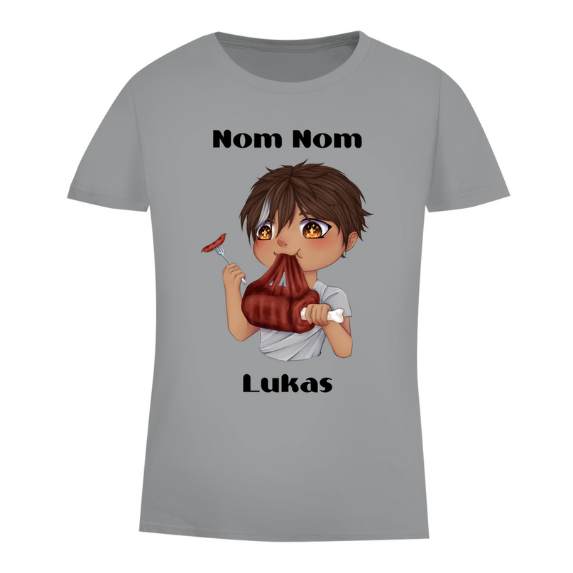 Damen Premium Bio T-Shirt - Mampf Chibi