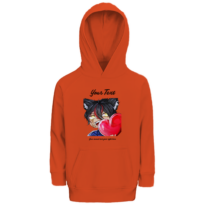 Kinder Premium Bio Hoodie - Chibi Herz