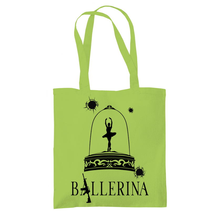 Tragetasche - Tänzerin im Kugelhagel