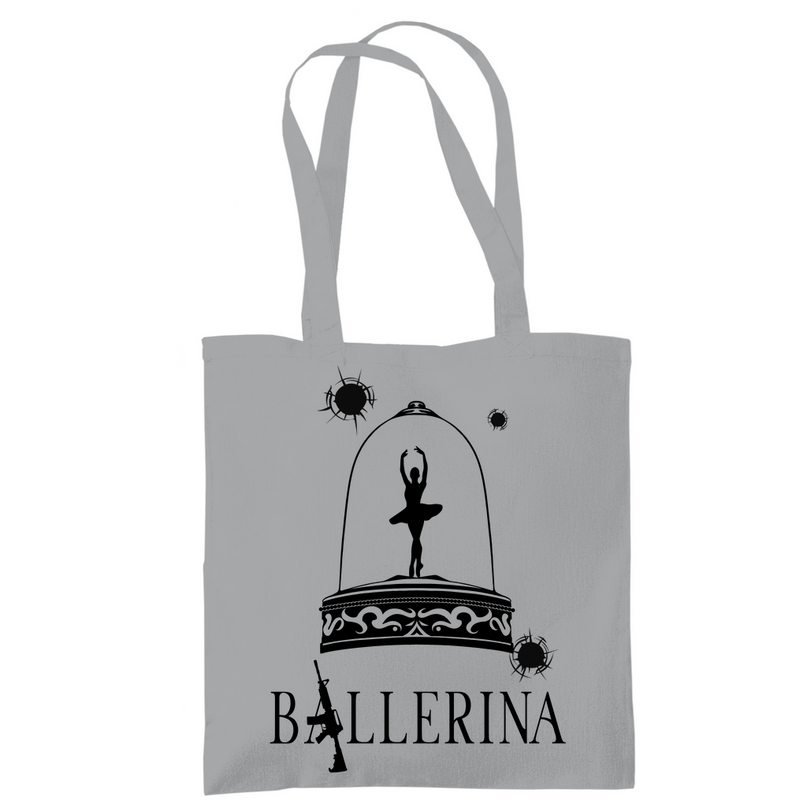 Tragetasche - Tänzerin im Kugelhagel