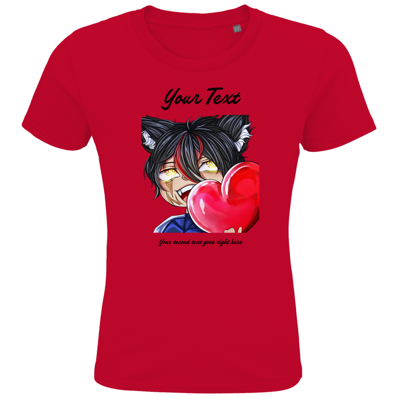 Kids Premium Bio T-Shirt Chibi Herz