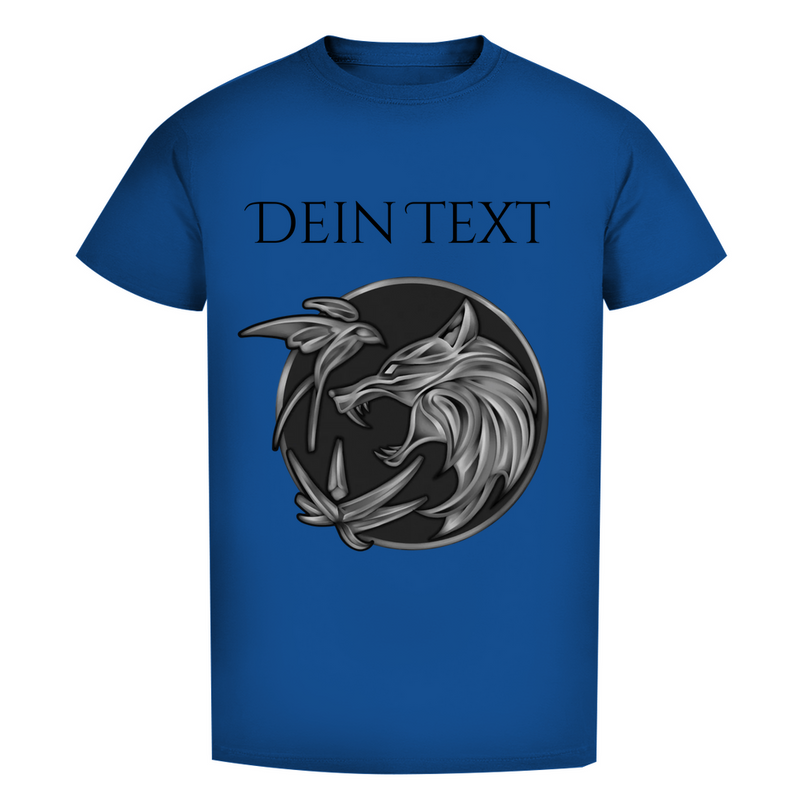 Herren Premium Bio T-Shirt - Wolfsemblem