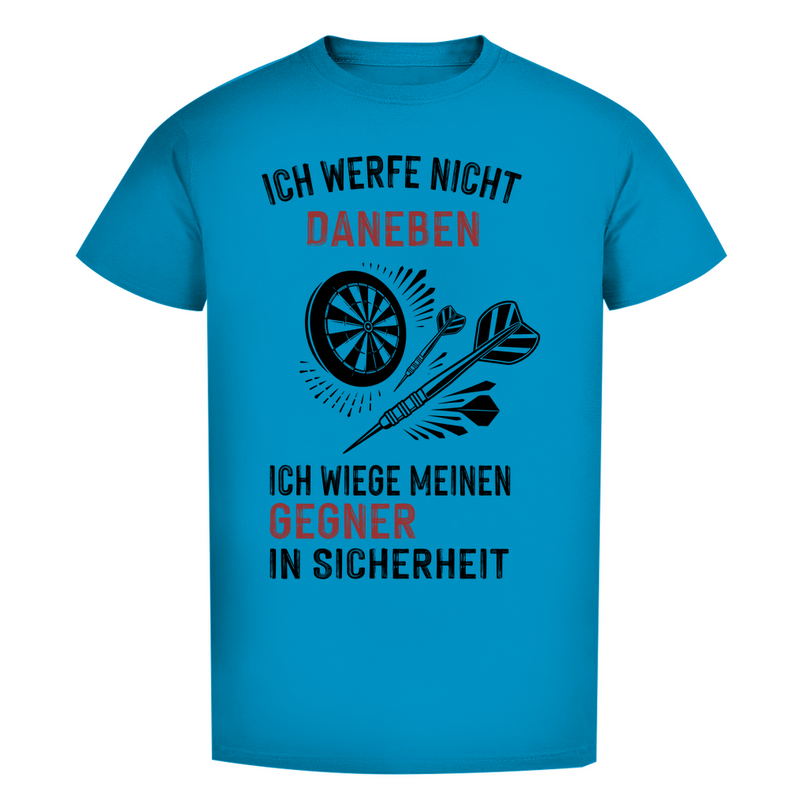 Herren Premium Bio T-Shirt – Ich werfe nicht daneben ...