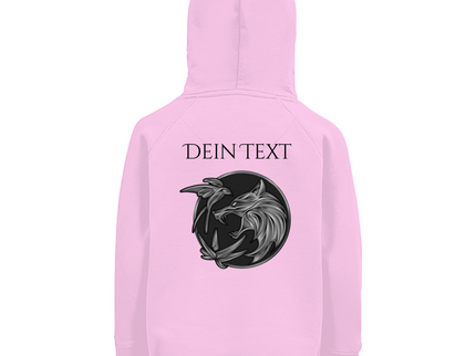 Kinder Premium Bio Hoodie - Wolfsemblem