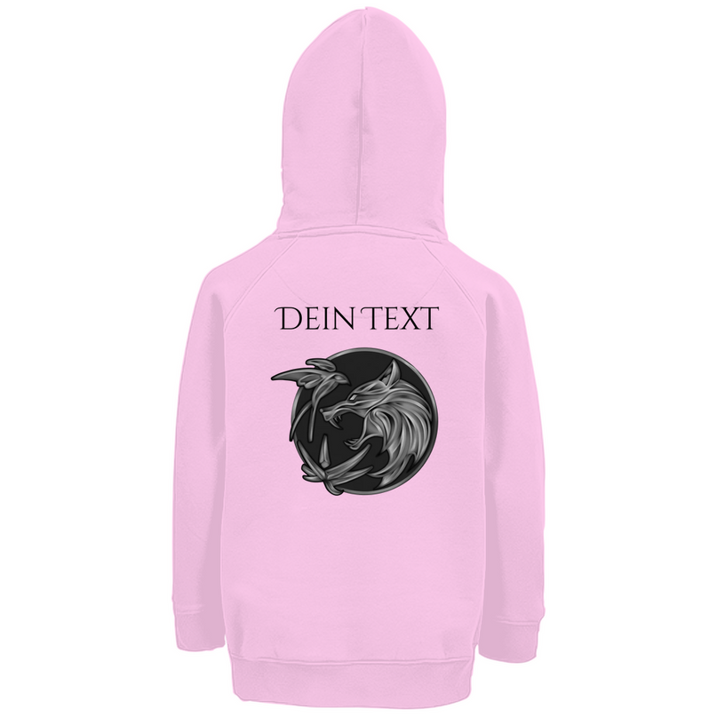 Kinder Premium Bio Hoodie - Wolfsemblem
