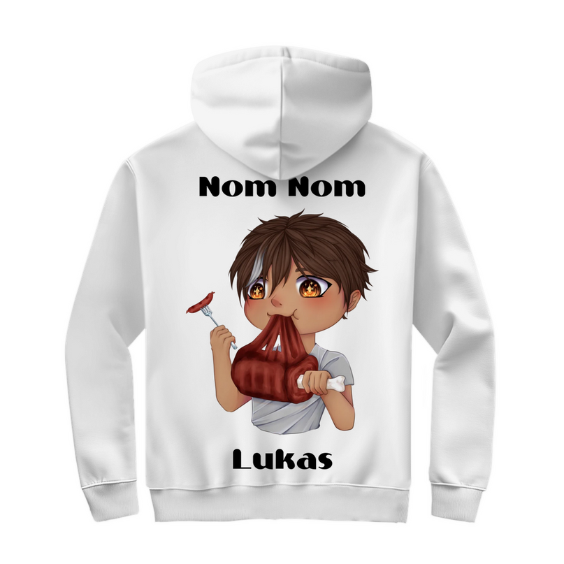 Herren Zipper Hoodie – Mampf Chibi