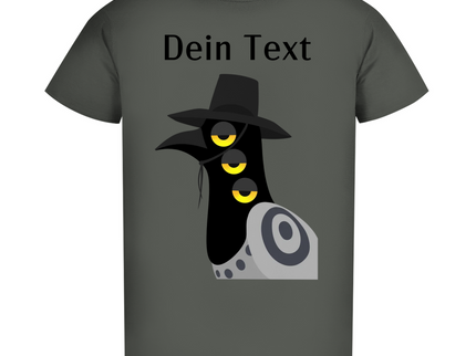 Herren Premium Bio T-Shirt - Dämonischer Vogel