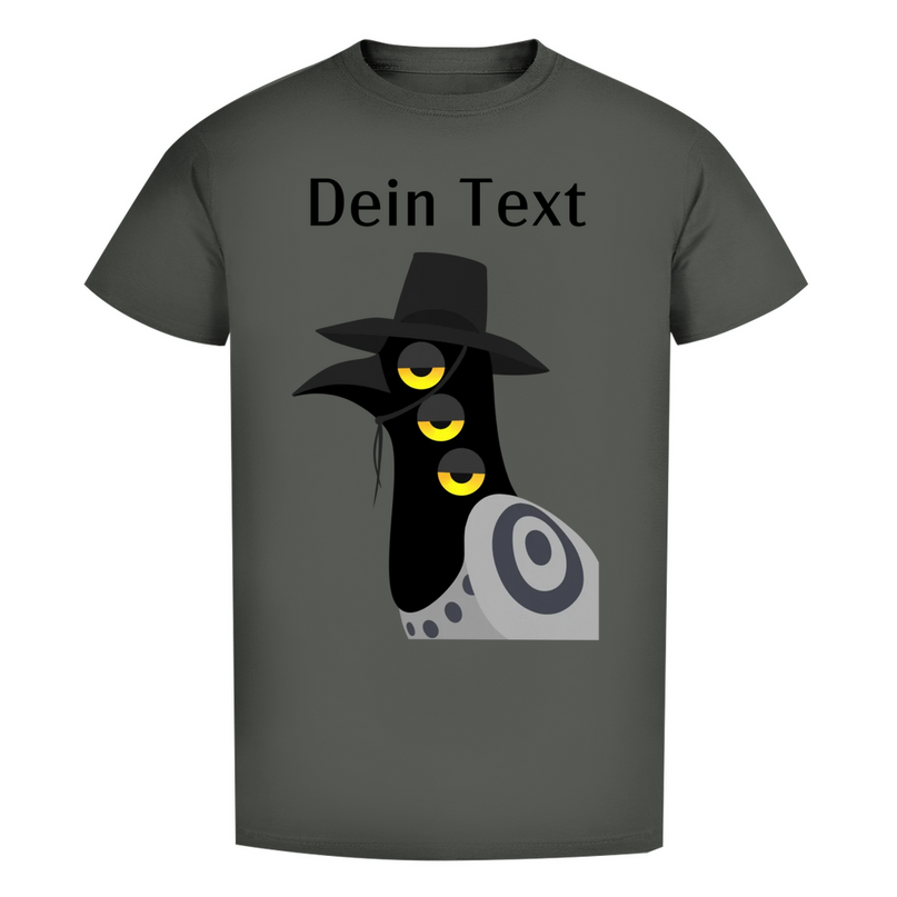 Herren Premium Bio T-Shirt - Dämonischer Vogel