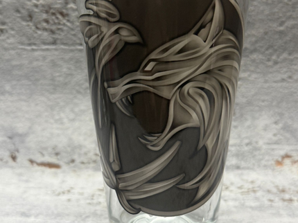 Leonardo Glas-Set – Wolfsemblem