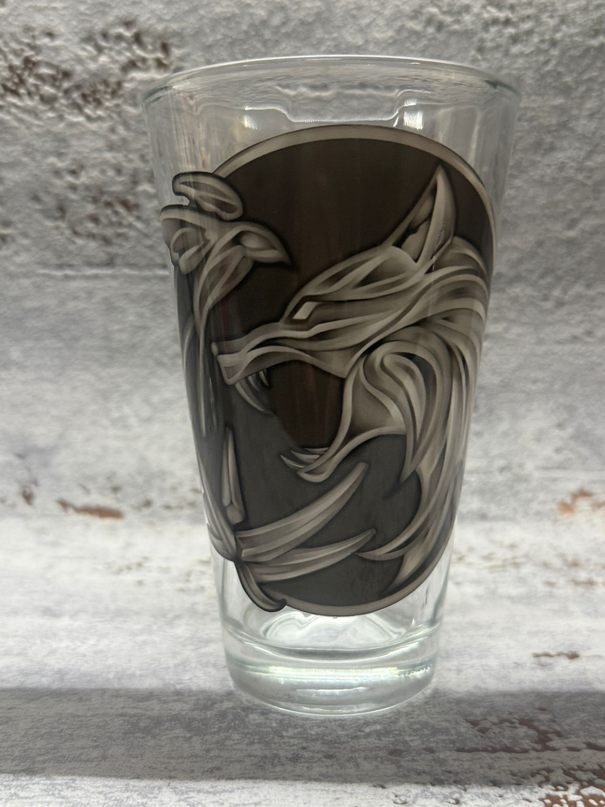 Leonardo Glas-Set – Wolfsemblem